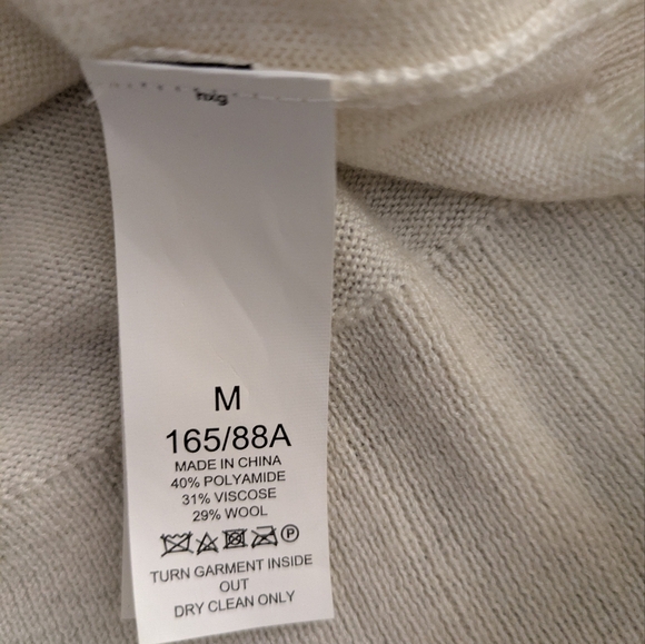 Kate Spade New York Women's Ivory Pearl Pave Sweater Sz M - Picture 7 of 7